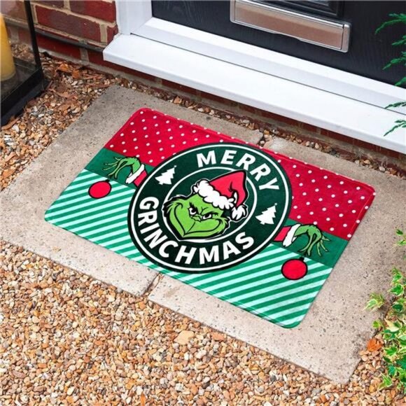 Christmas Door Mat Decorations, 29.5 x 17 Inches - Picture 3 of 7